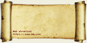 Isak Rakić vizit kartica